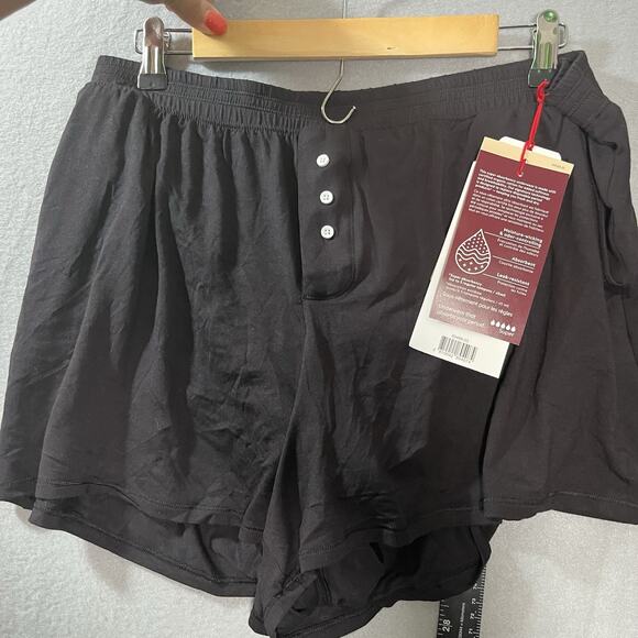 NWT‎ Thinx 1X Heavy Period Sleep Shorts in Black #6024 Women - Picture 12 of 12